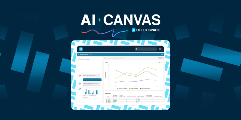 OfficeSpace AI Canvas computer screen