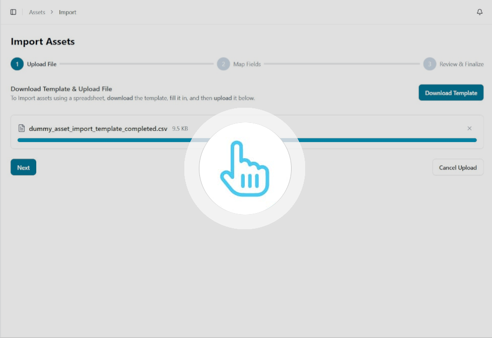 Importing Assets, Asset Tracking, Implementation