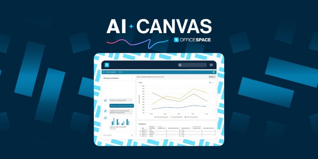 OfficeSpace AI Canvas computer screen