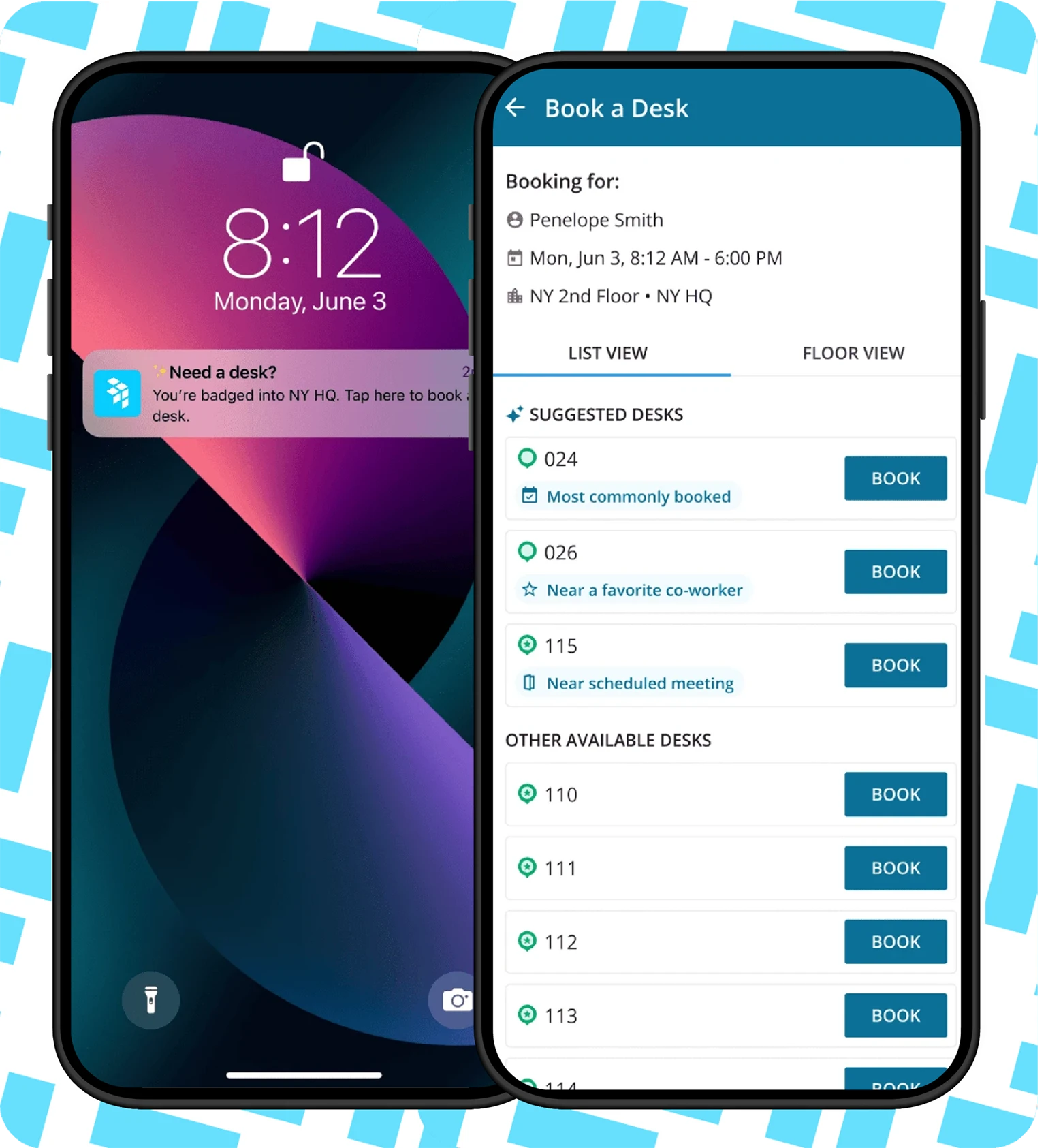 AI wex ui mockup
