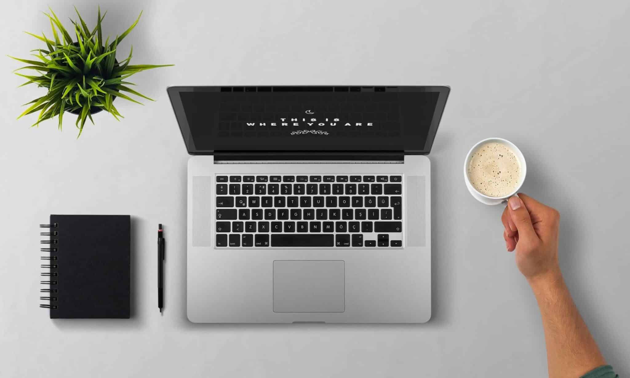 minimalist workspace