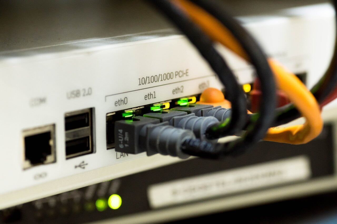 cables connected to office equipment cables connected to office equipment