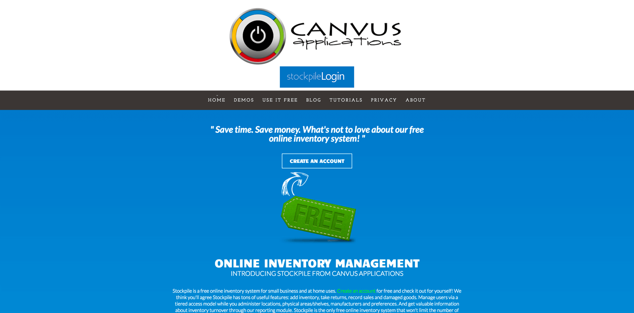 facility mangement inventory tool Stockpile