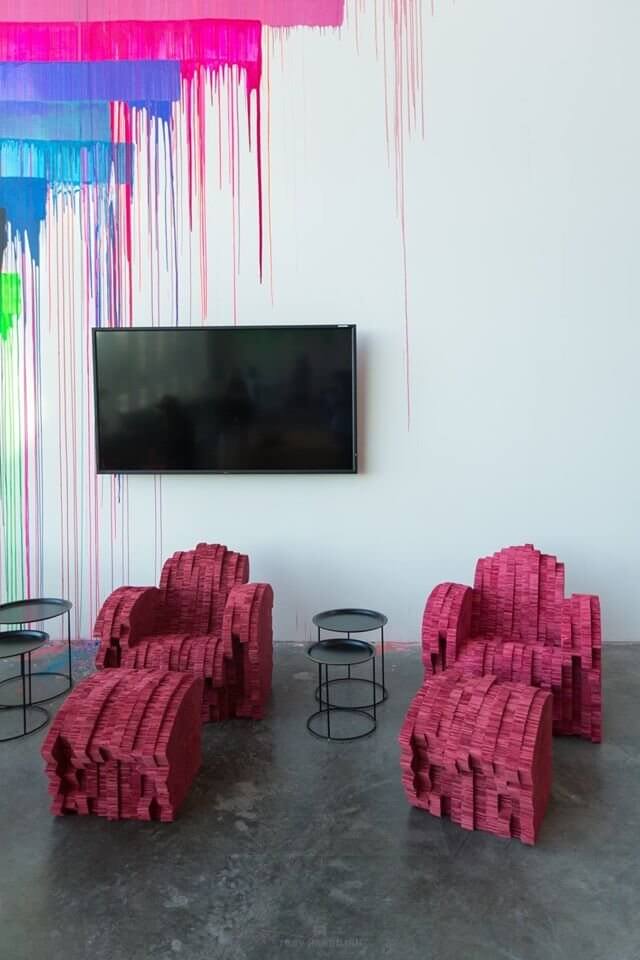 Facebook HQ art office Facebook HQ art office