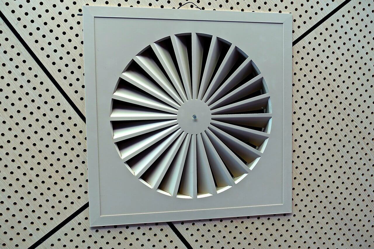 HVAC system exhaust fan
