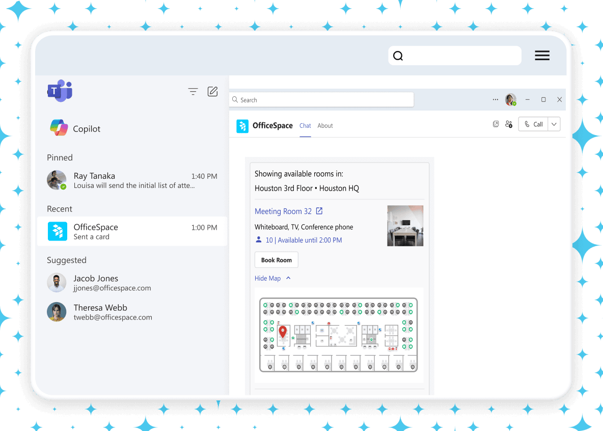 Microsoft Teams & Slack integrations for OfficeSpace