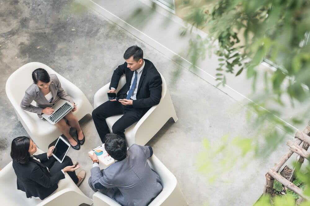 Have meetings outdoors for a natural vibe