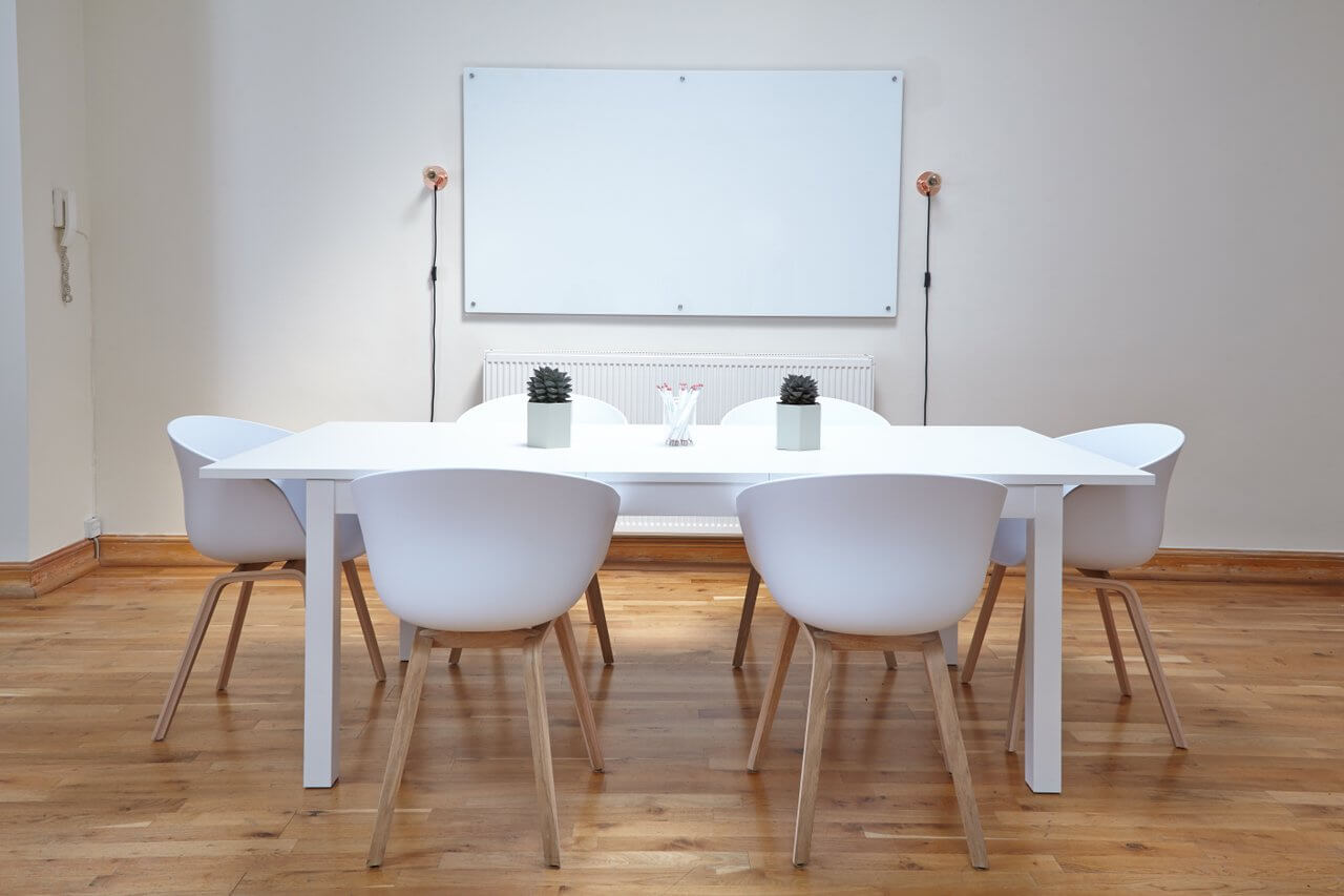 open white office meeting table
