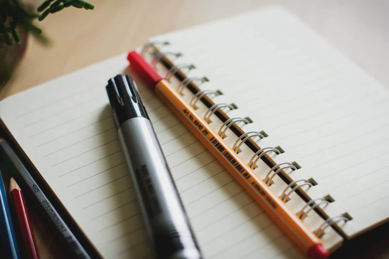 notebook and writing tools notebook and writing tools