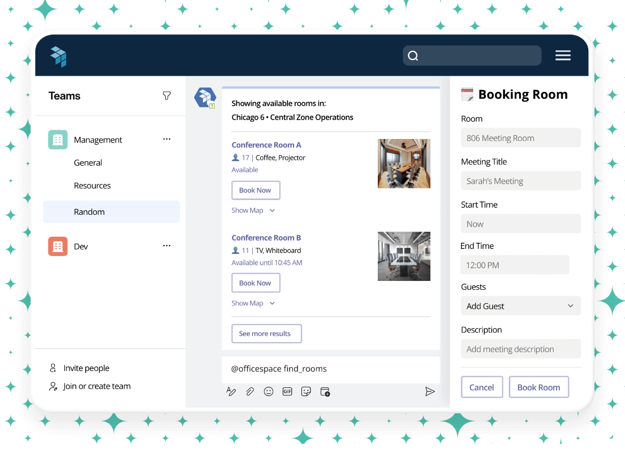 Integrate your conference room scheduling tools