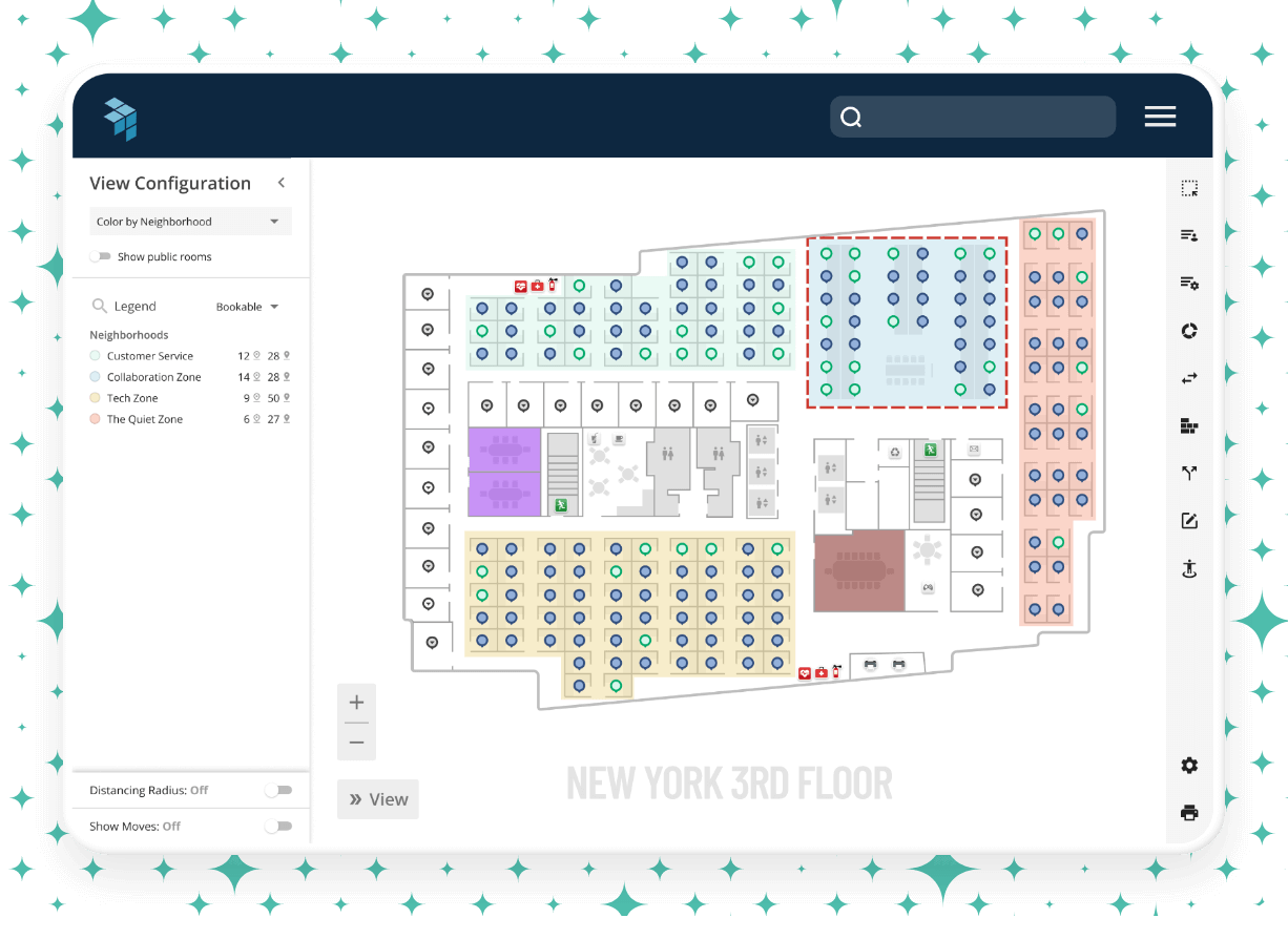 Streamline space management