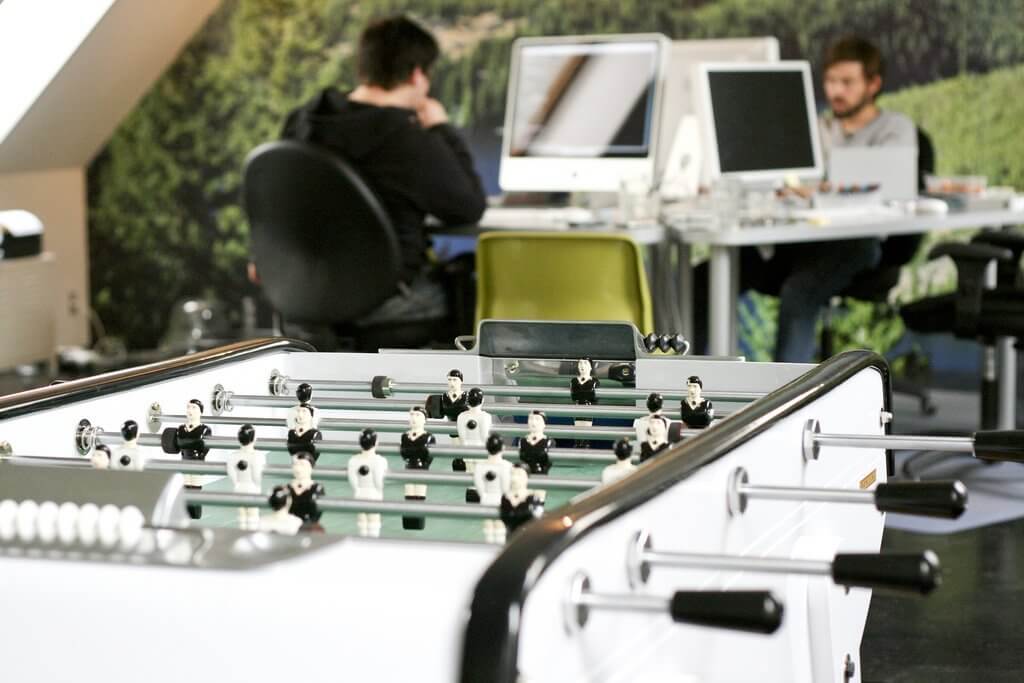 office working foosball