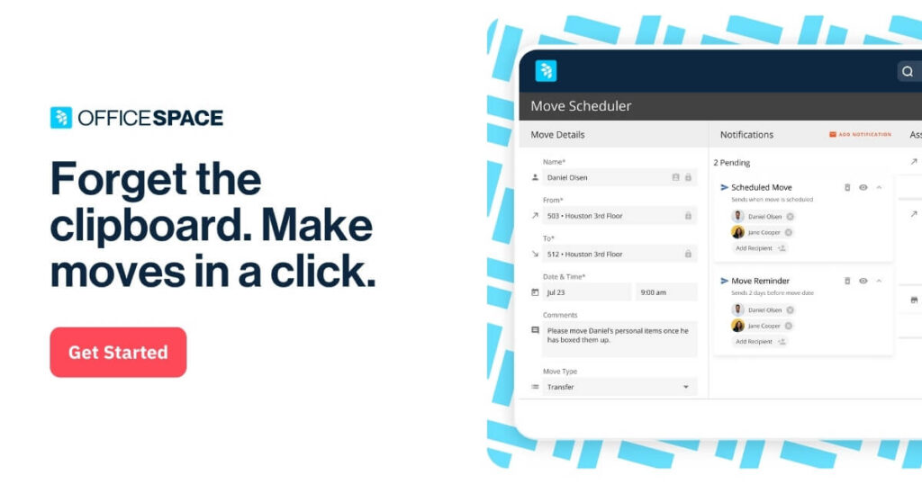 Office Move Management - Forget the clipboard thumbnail