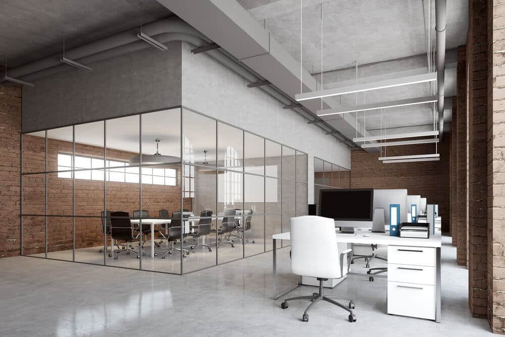 Open plan office