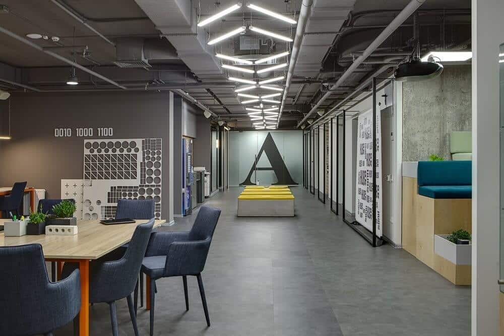 industrial-style office industrial-style office
