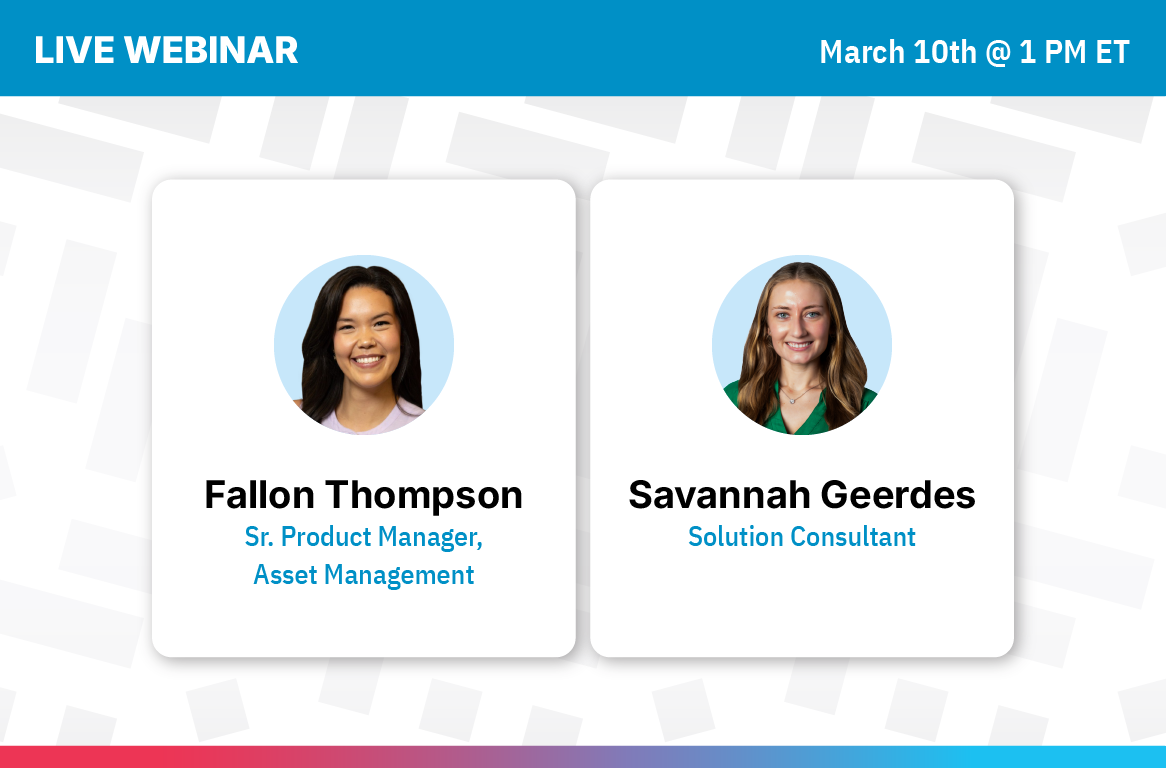 How mobile asset management and visualizing assets on the floor plan saves time and effort.